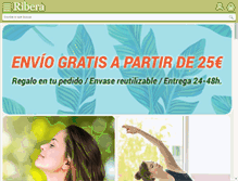 Tablet Screenshot of farmaciaribera.es